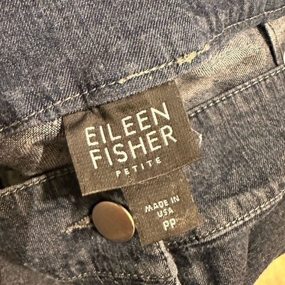 Eileen Fisher Petite Denim Pants Women’s Size PP 2/4 - Picture 13 of 14